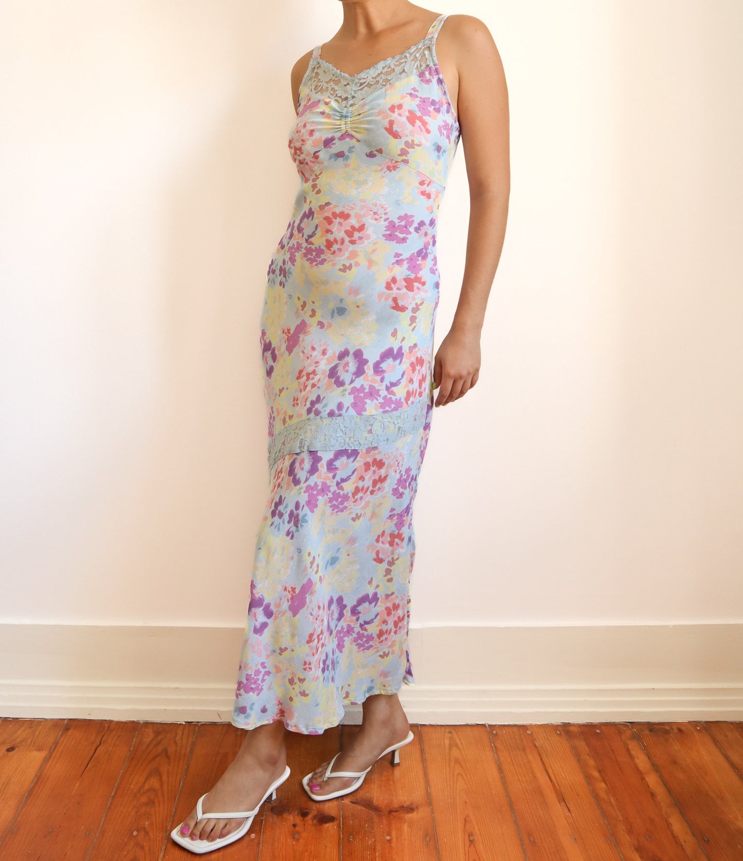 Light blue lace dress