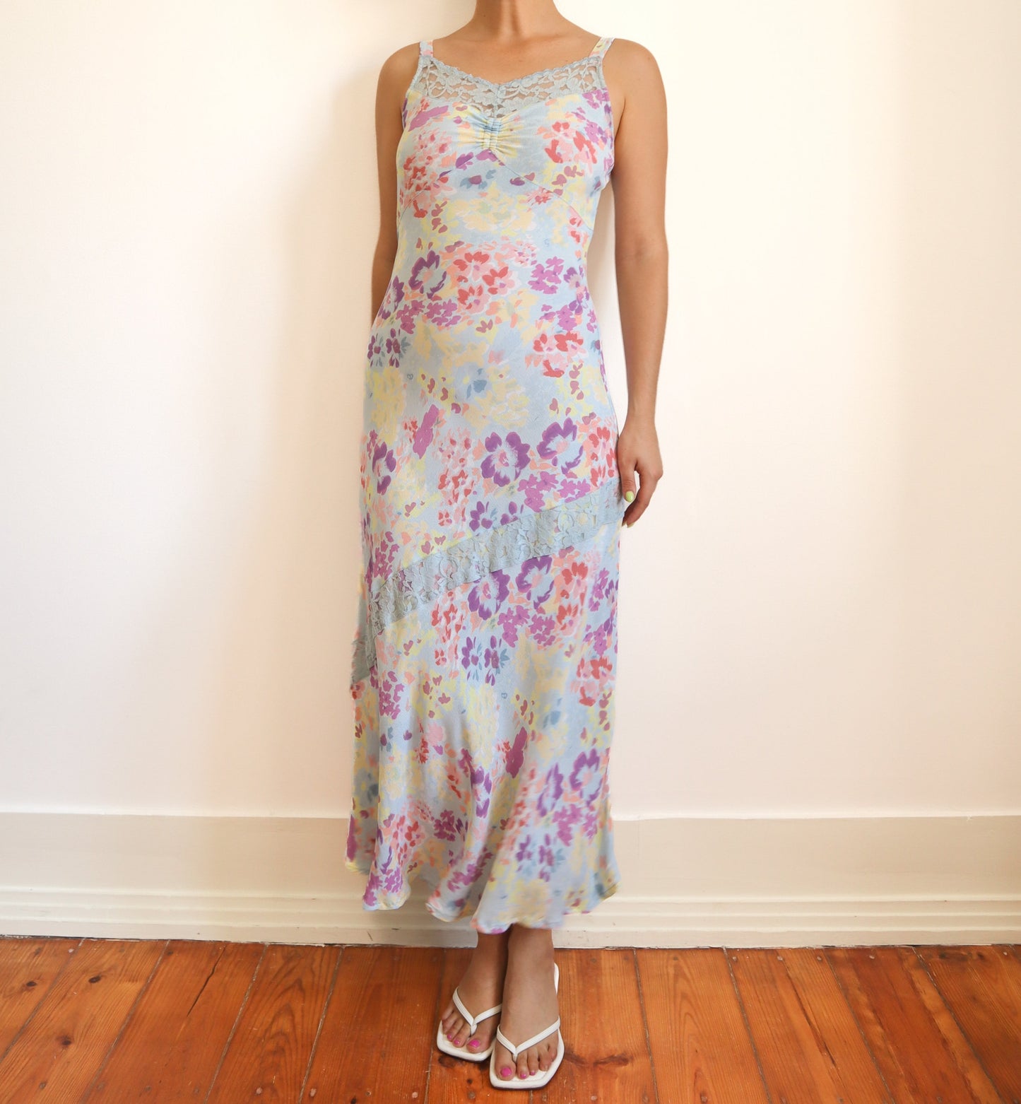 Light blue lace dress