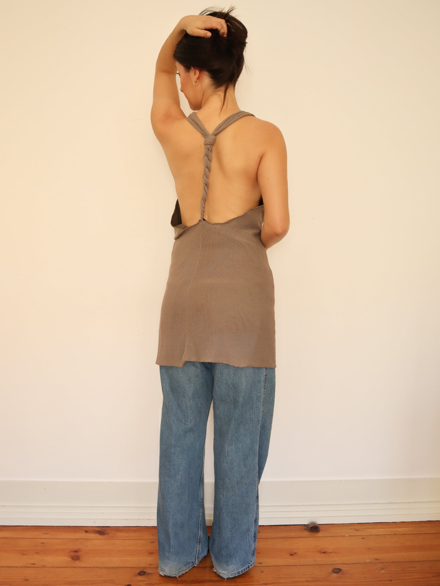 Tunic open back top