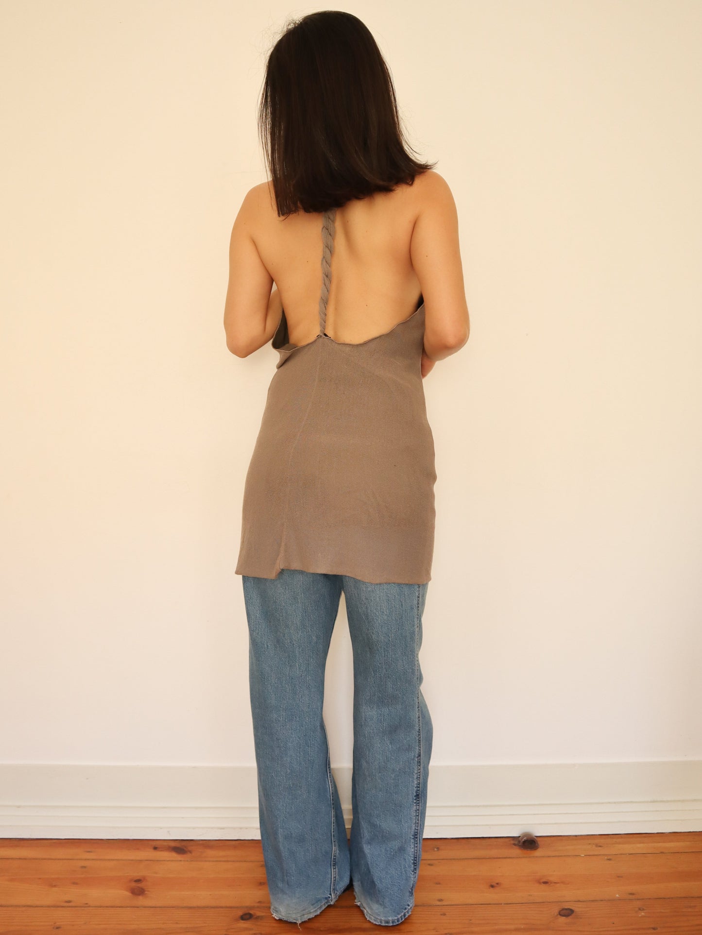 Tunic open back top