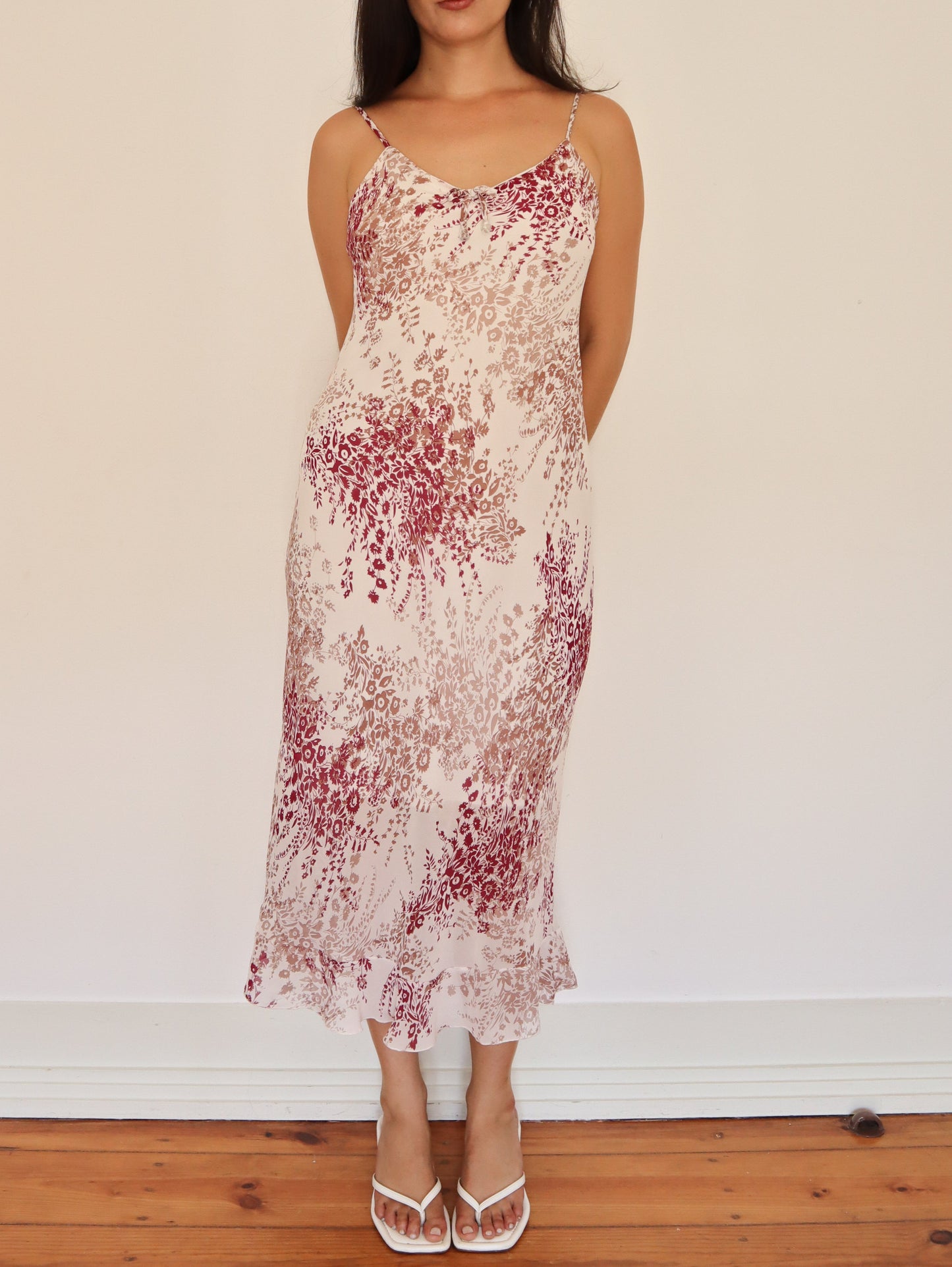 White romantic maxi dress