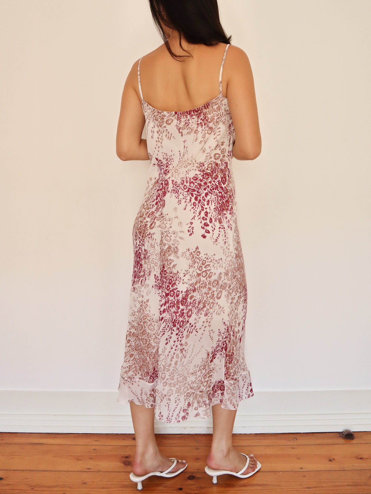 White romantic maxi dress
