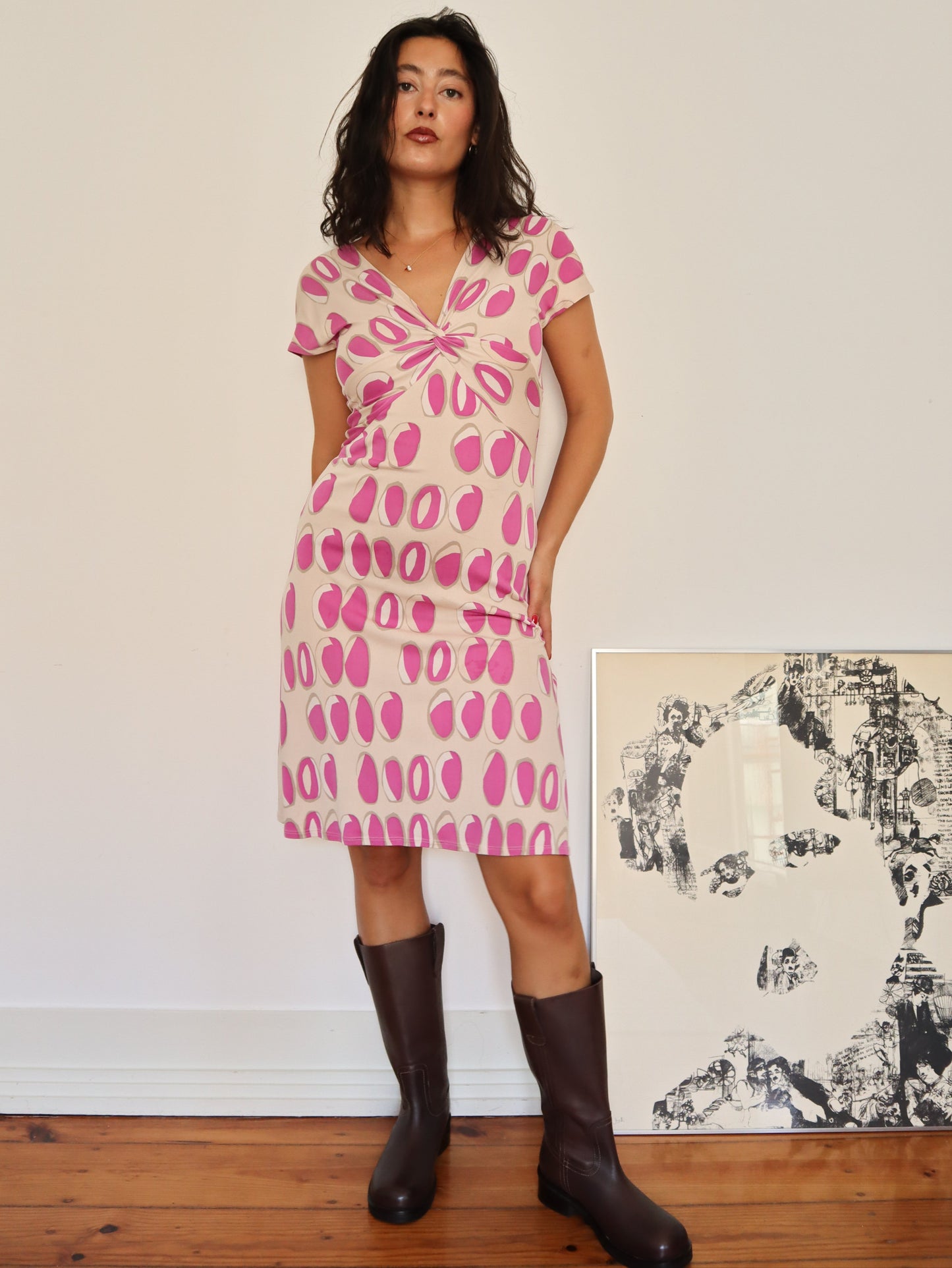 Romantic pink dress