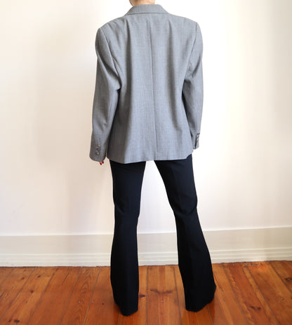 Grey boxy blazer