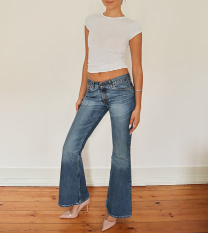 Levi's flared jeans