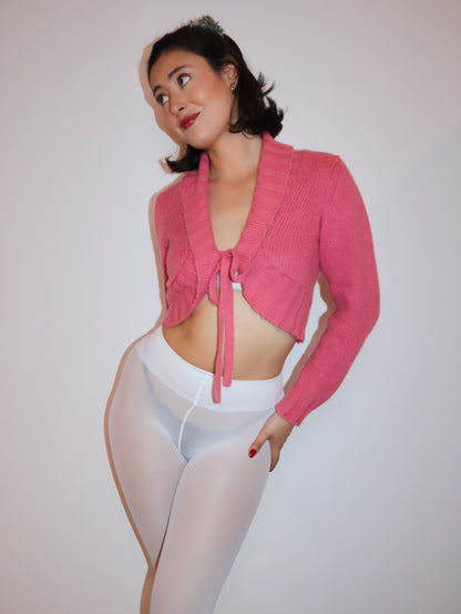 Pink bolero cardigan