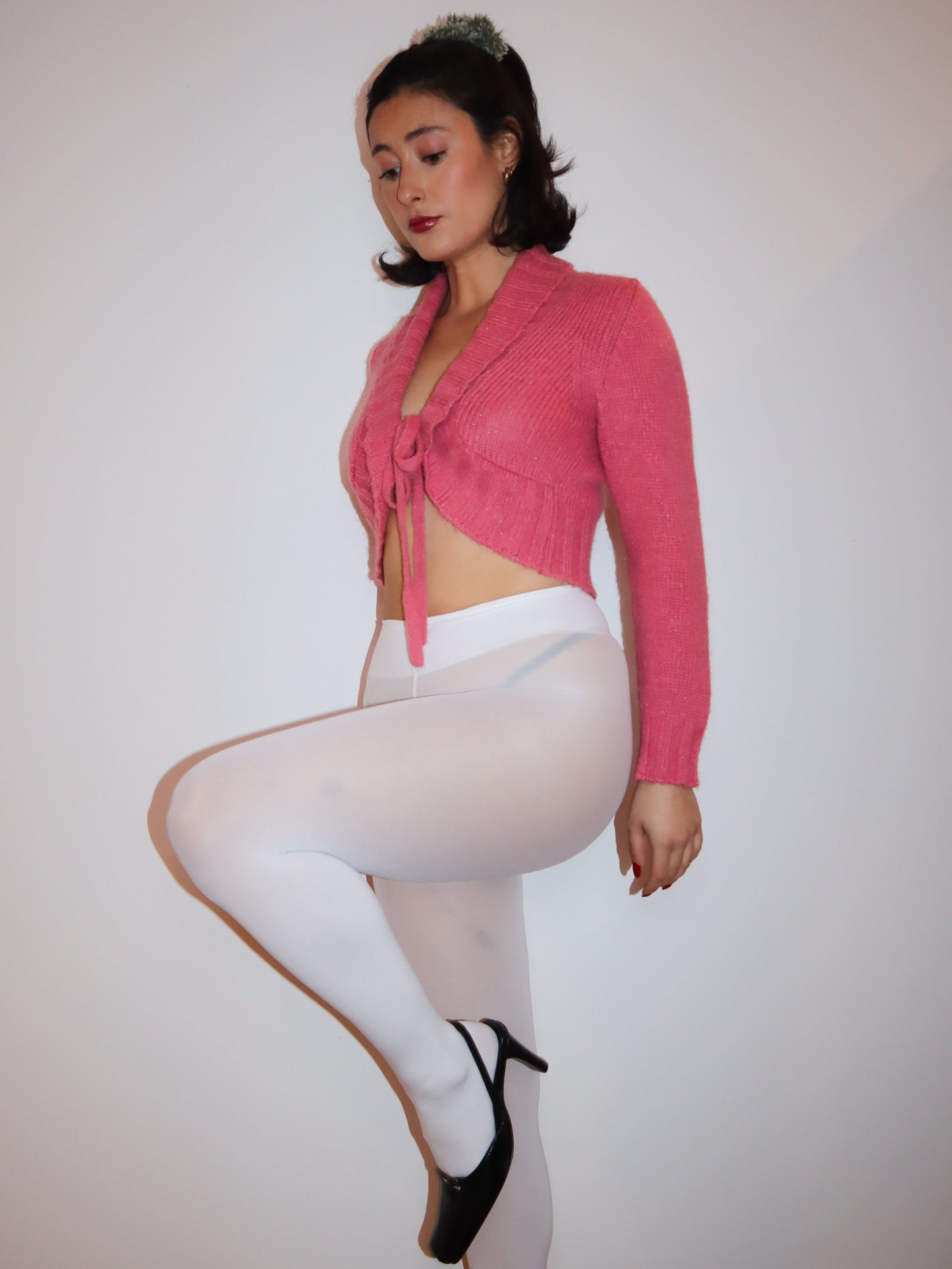 Pink bolero cardigan