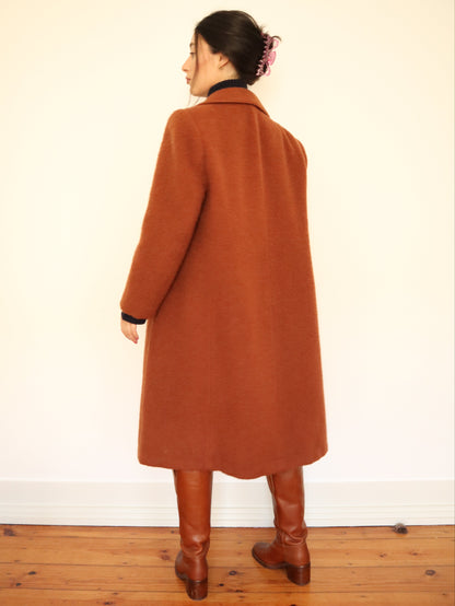 Camel wool coat