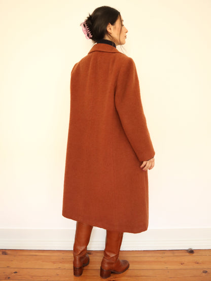 Camel wool coat