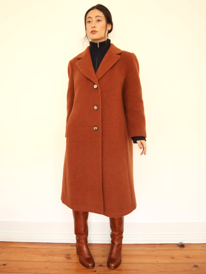 Camel wool coat