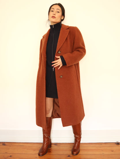 Camel wool coat